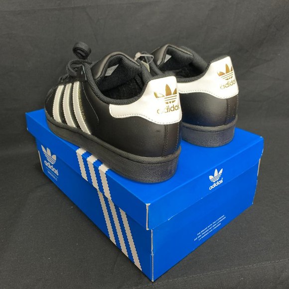Adidas Superstar J - B 23642 Black-White Sise: 6.5 - Picture 3 of 11